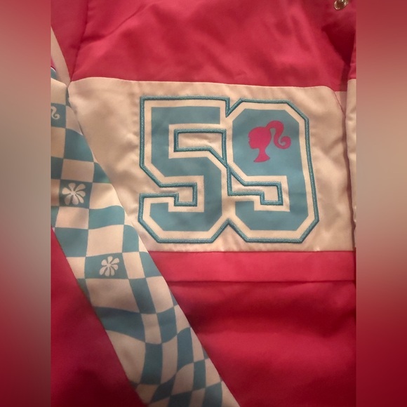 Pink Barbie Racing Costume Set – Size M – Spirit Halloween - Picture 6 of 16